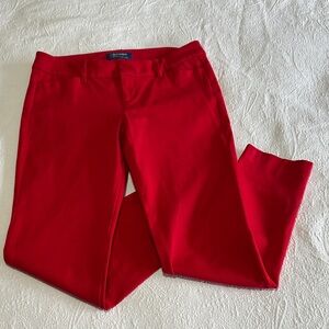 Old Navy Red Midrise Pixie Pants